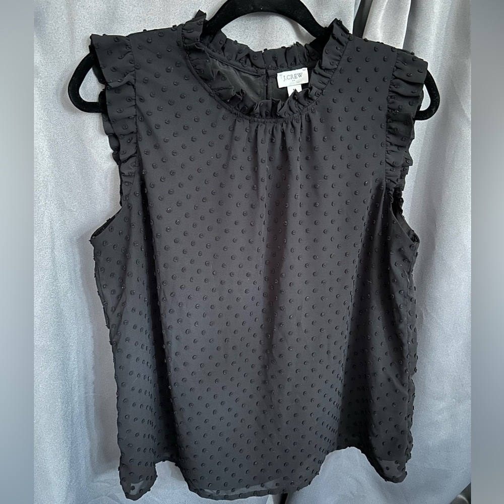 J. Crew black blouse
